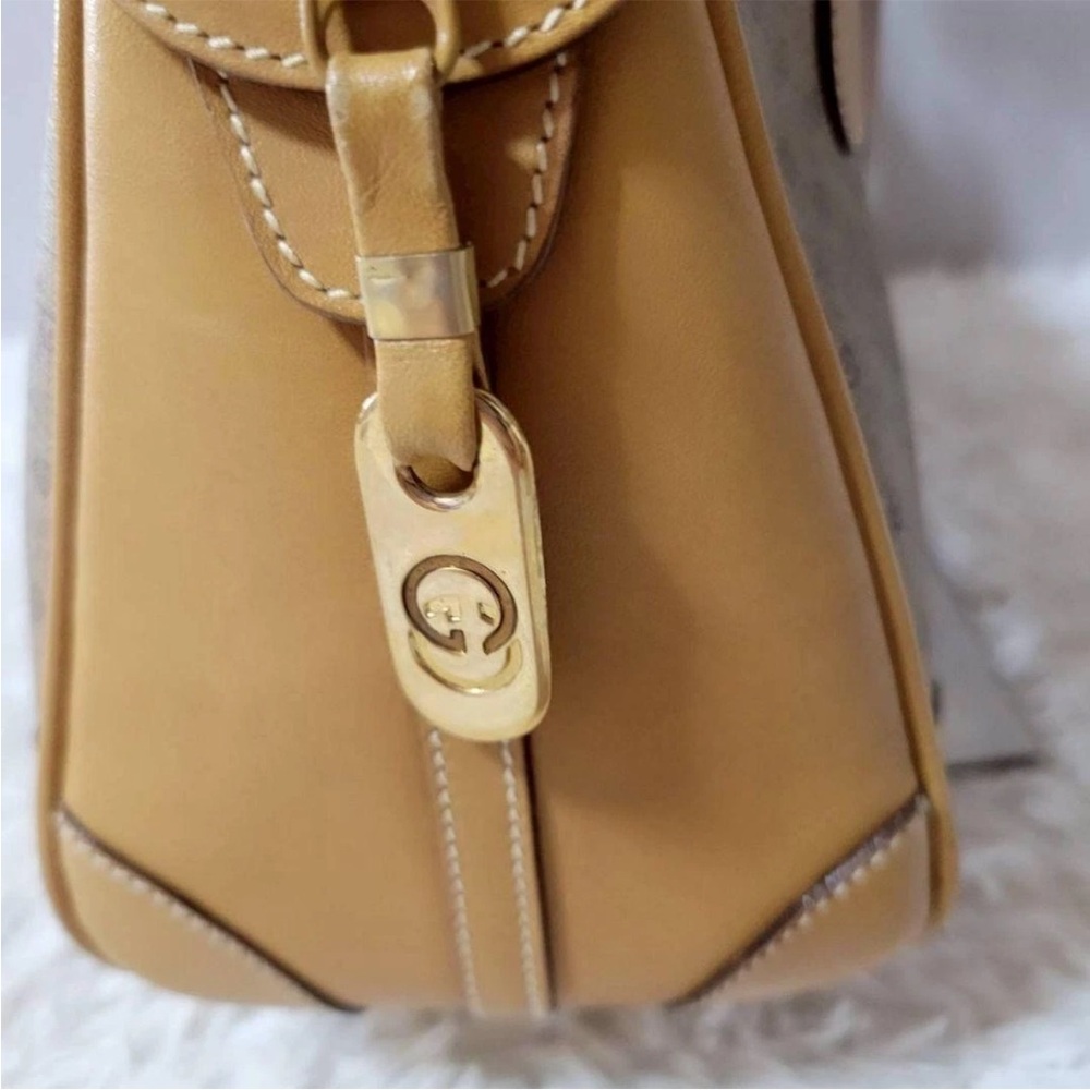 Gucci Tan and Brown Satchel Bag with Wallet - Picture 16 of 16